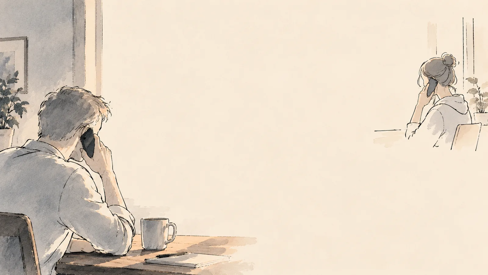 Distancia entre padre e hija