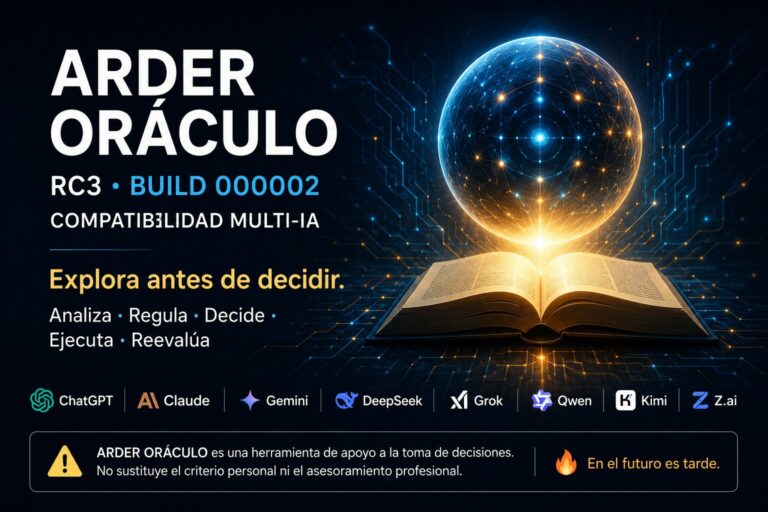 ARDER ORÁCULO: instala en tu IA un sistema para tomar mejores decisiones