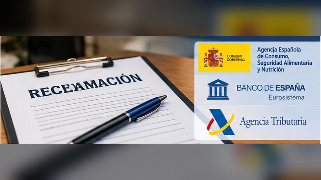 Formulario de reclamación de consumo para presentar una queja por problemas al pagar en una tienda